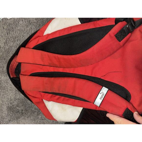 Puma x Ferrari Padded Backpack Red Black - Picture 11 of 15